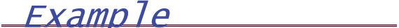 Example