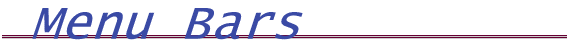 Menu Bars