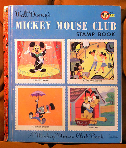 Mickey Mouse Club Stamp Book