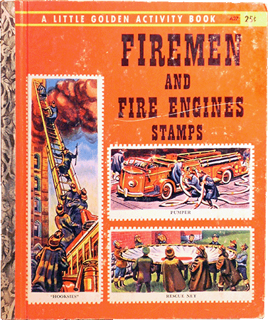 Firemen and Fire Engines Stamps