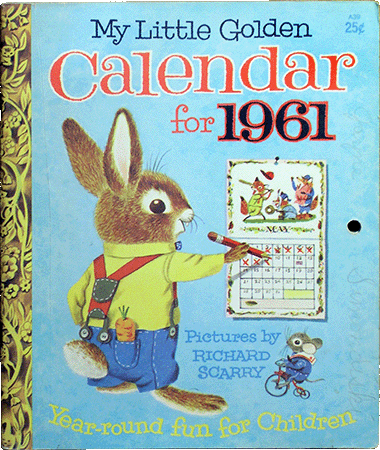 My Little Golden Calendar for 1961